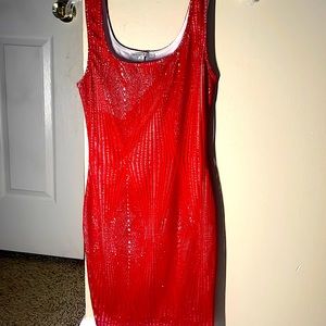 Red Haute Monde Dress Christmas New Years type dress